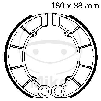 Bremsbacken mit Feder für Honda CB 650 79-83 CB 750 69-83