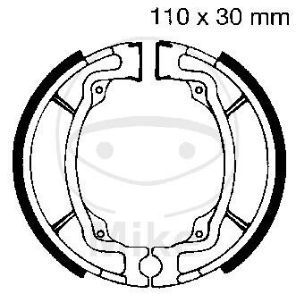 Mâchoires de frein avec ressort pour Kawasaki KLX KM Suzuki DR-Z RV 80 100 125 76-20