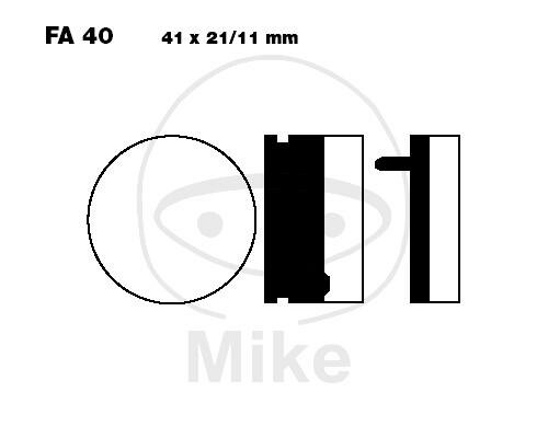 EBC Brake pads standard FA040