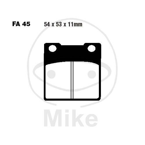 EBC Plaquettes de frein standard FA045