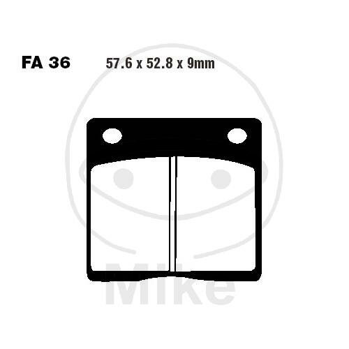 Brake pad Standard EBC for Kawasaki Suzuki