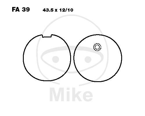 Pastiglie freno EBC standard FA039