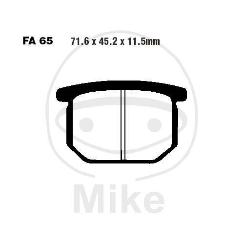 EBC Brake pads standard FA065