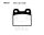 Brake pad for BMW R 45 R 65 78-85