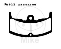 Pastiglie freno EBC standard FA080/2