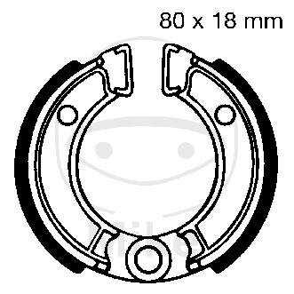 Mâchoires de frein avec ressort pour Honda CRF ND QR DR-Z 50 70 Cross Monkey 79-20