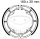Brake shoes with spring for Hyosung GV 250 Suzuki 250 400 450 650 750
