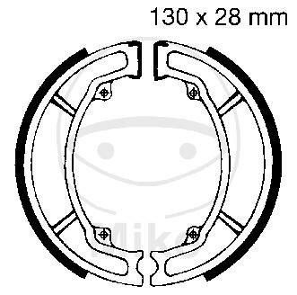 Brake shoes with spring for Yamaha DT SR RD XT 125 250 350 Beluga 74-92