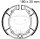 Brake shoes with spring for Yamaha RD 250 350 XS 650