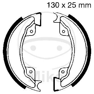Brake shoes with spring for Honda XL 500 R Pro Link 82-85