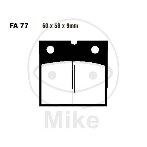EBC brake pads standard FA077