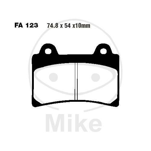 Brake pad Sinter HH EBC for Yamaha 250 750 850 1000 1200 1300 1600
