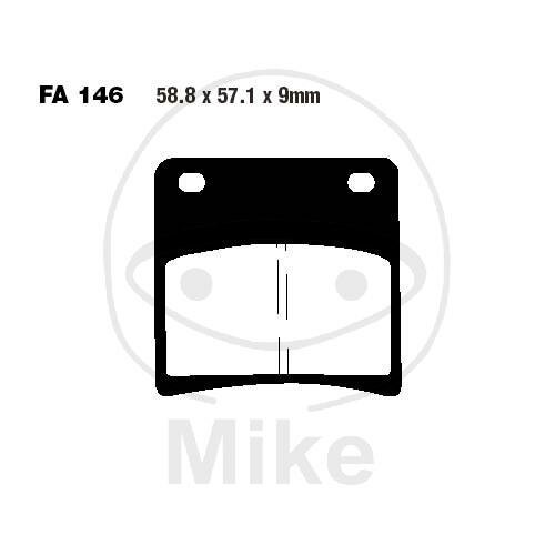 EBC Brake pad set Sinter HH FA146HH