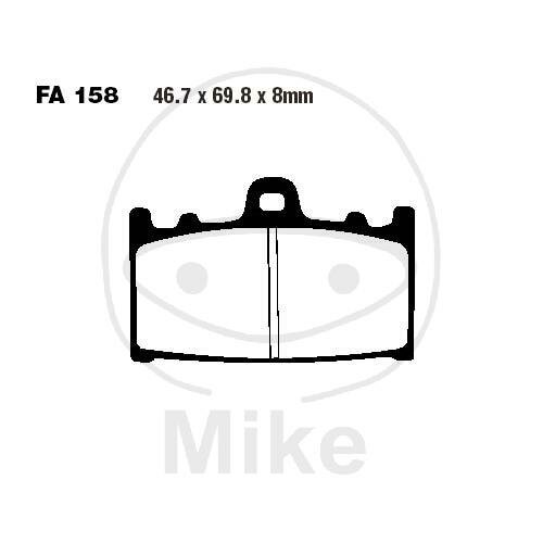 Brake pad Sinter HH EBC for Husaberg Kawasaki Suzuki