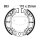 Brake shoes without spring for Aprilia SR Sonic KTM GO 50 Chrono 90-13