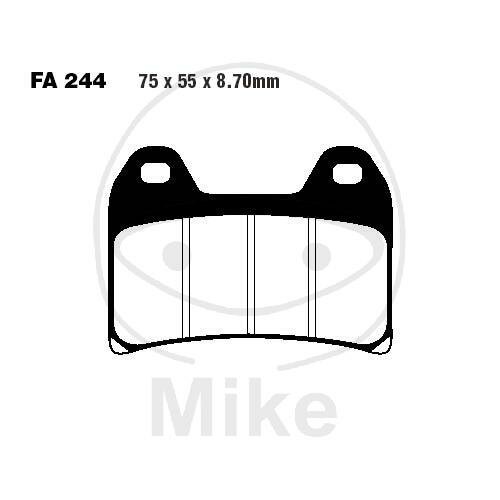 Pastiglie freno Sinter HH EBC per Aprilia Benelli BMW Ducati KTM Moto Guzzi Yamaha