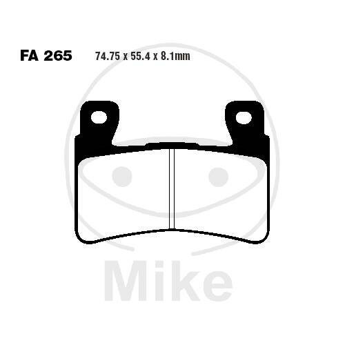 EBC Brake pad set Sinter HH FA265HH