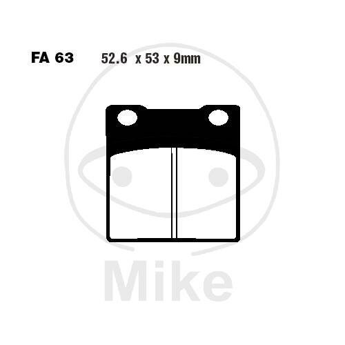 EBC Brake pad set Sinter HH FA063HH