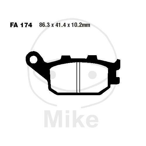 EBC Brake pad set Sinter HH FA174HH