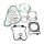 Complete set of seals for Suzuki DR-Z 400 SMU SM S # 2000-2008