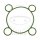 Junta de culata para Derbi Atlantis Paddock Predator 50 LC # 1998-2003