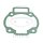 Cylinder base gasket for Aprilia SR Gilera Runner Italjet Dragster Piaggio