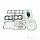 Kit de joints complet ATH pour Suzuki GSX-R 1100 W # 1993-1997