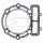 Junta de culata para Husqvarna TE 410 # 1995-2002