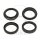Fork seal set 43 x 55 x 9,5/10,5 for Kawasaki ZRX 1200 Suzuki GSX 1300 GSX-R 1000