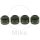 Valve stem seal for Honda FT GL XBR XL XR Kawasaki KLR Z 500 650 700