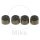 Valve stem seal for Kawasaki GPZ KFX KLX KLR KVF KX Z 250 305 450