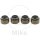 Tenuta stelo valvola per Yamaha SRX TT XS XT XV XVS YFM 400 650 Drag Star