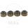 Tenuta stelo valvola per Suzuki DR GR GS LS 450 650 800 Dakar # 1977-2008