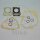Complete set of seals for Suzuki GN 125 /U NF41A # 1994-1999