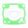Cylinder base gasket for Kawasaki KX 250 D # 1986
