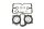 Set guarnizioni cilindro per Honda CB 500 # 1994-1996