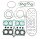 Kit de joints complet ATH pour Cagiva T4E T4R 350 # 1987