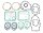 Set completo di guarnizioni per Moto Guzzi NTX V35 350 500 # 1980-1992