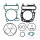 Cylinder gasket set ATH for Aprilia Leonardo 300 Malaguti Password 250 Yamaha VP 300