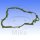 Guarnizione coperchio frizione per Yamaha YZ 250 2T # 1999-2017