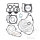 Gasket set complete ATH for Husqvarna FE 250 KTM EXC-F 250 ie4T # 2020