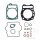 Kit de joints de cylindre ATH pour Honda CN 250 91-98 # Piaggio Hexagon 250 GT 98-00
