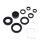 Set di anelli di tenuta dellalbero per Yamaha YZ 125 # 1986-1993