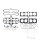 Set di guarnizioni per cilindri ATH per Yamaha YZF 750 R SP # 1993-1998
