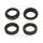 Guarnizione forcella 35 x 48 x 11 per BMW K 1200 R 850 1100 1200 Honda CB 650