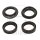Guarnizione forcella 37 x 50 x 11 per Honda CB 500 CBR 600 CX 500 VT 500