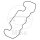 Valve cover gasket for Honda CB 350 400 F Four # 1973-1977