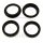Simmerring Satz 41 x 52,2 x 11 für BMW F 650 650 F 650 800 G 650 R 1200