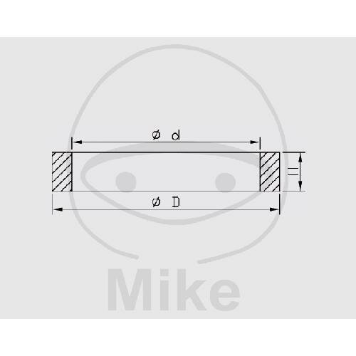 Guarnizione forcella KYB per Honda XR 250 R Kawasaki KX 250 Yamaha YZ 125