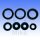 Engine gasket set for Aprilia Classic 125 RS 125 Extrema RS 125 Tuono